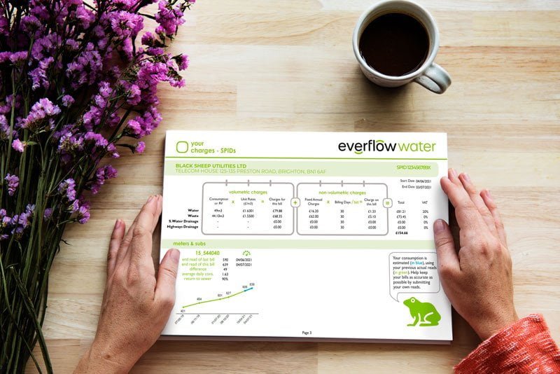 water recent bill - Black Sheep Utilities - Everflow