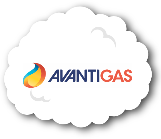 Avanti Gas Logo Cloud