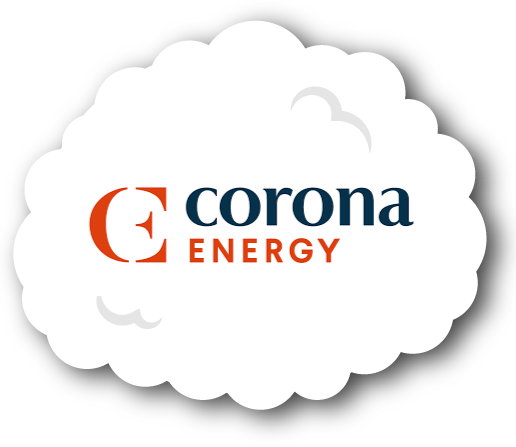 Corona Energy Logo Cloud