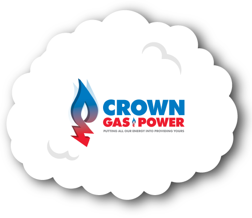 Crown Gas and Power Logo Cloud
