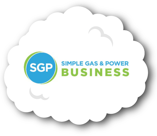 Simple Gas & Power Business Logo Cloud