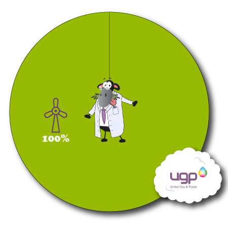 United Gas and Power Fuel Mix Pie Chart