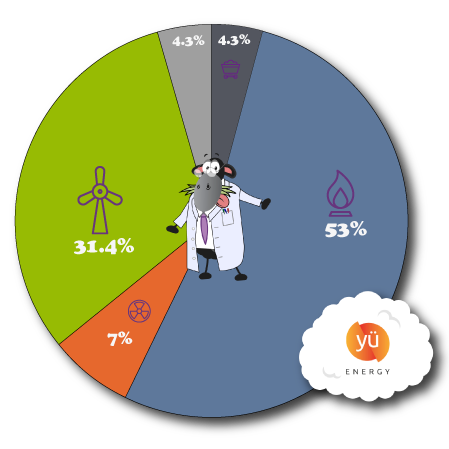 Yu Energy Fuel Mix Pie Chart