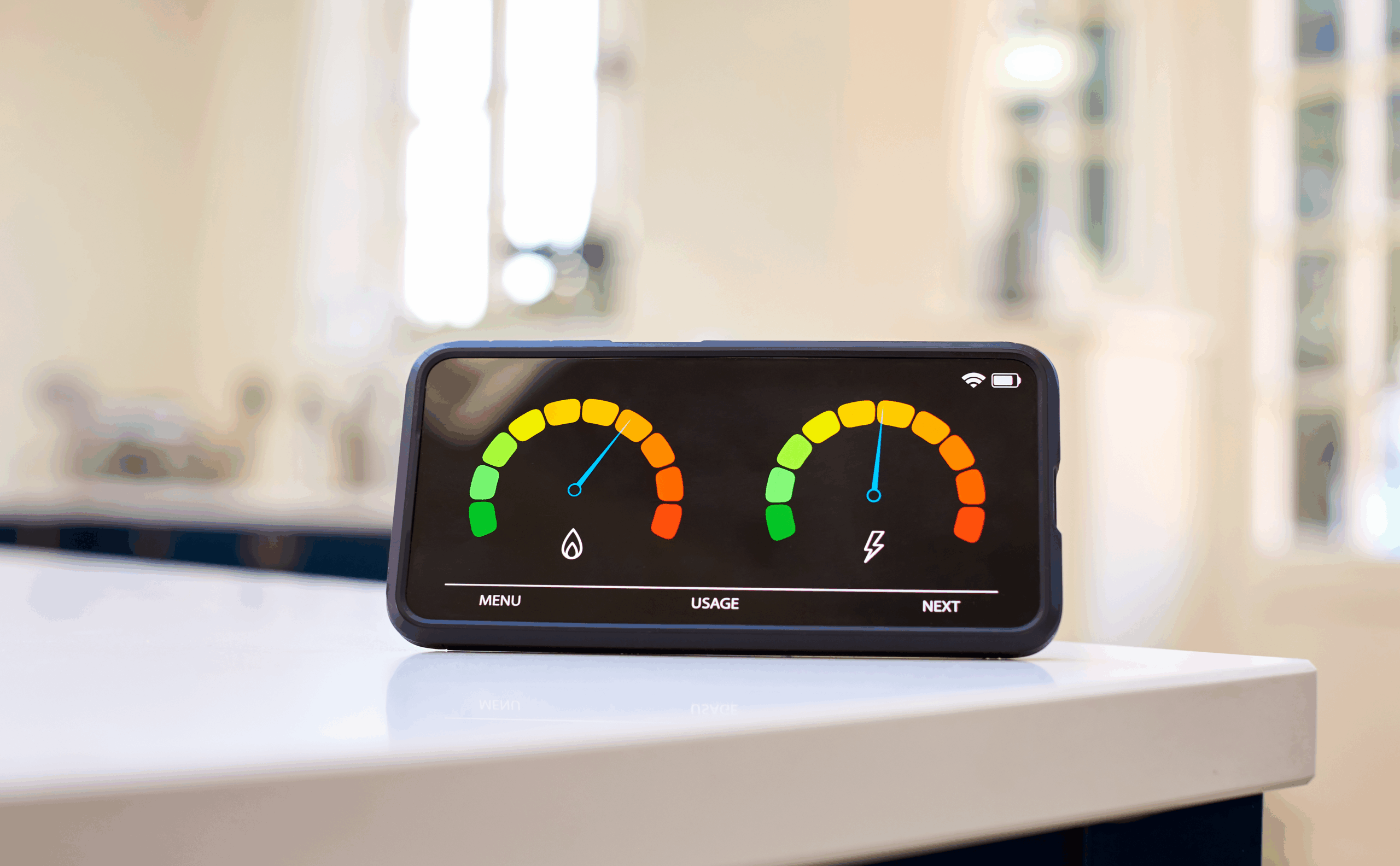 smart energy meter in kitchen measuring consumptio 2024 10 19 05 30 42 utc shorter scaled
